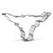 Medium Longhorn Cookie Cutter 4.5 in, CookieCutter.com, Tin Plated Steel, Handmade in the USA